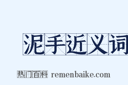 斲泥手近义词是什么意思的图片